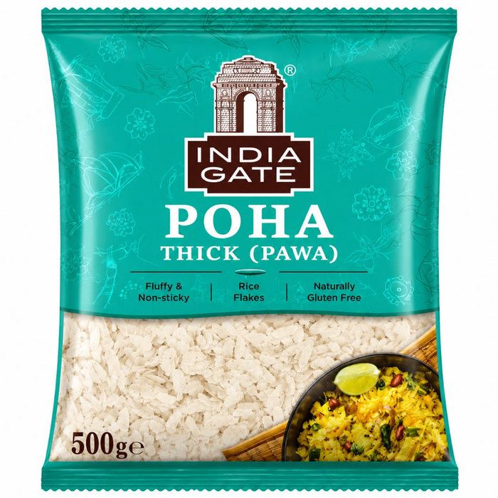 India Gate Poha - Thick 500gm