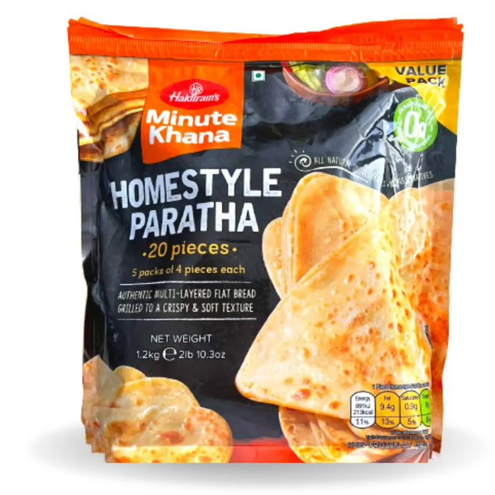 Frozen Haldiram's Homestyle Paratha (20pcs) 1200gm - Only Berlin Delivery