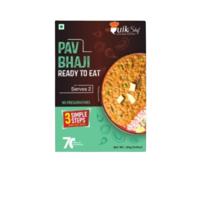 Quik Shef Ready to Eat - Pav Bhaji 300gm
