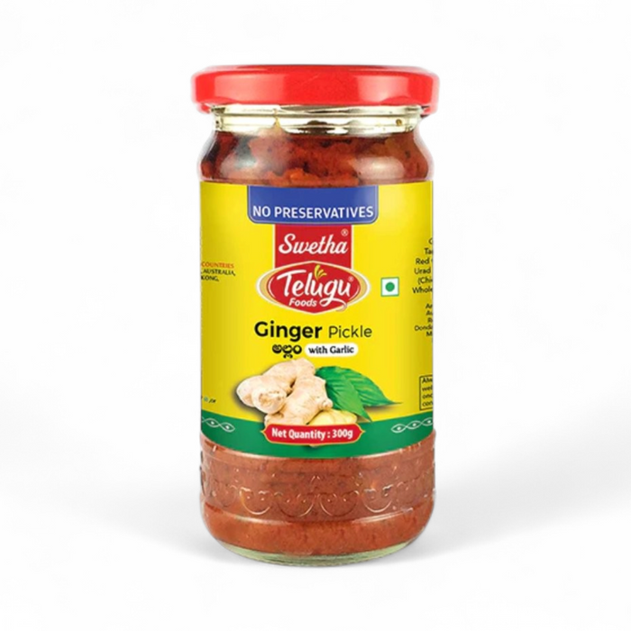 Swetha Telugu Foods - Ginger Pickle 300gm