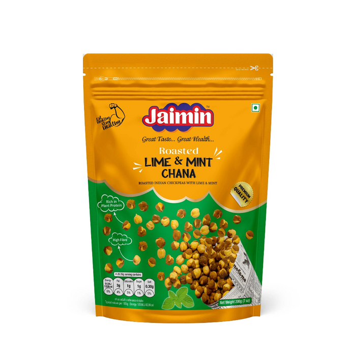 Jaimin Roasted Chana - Lime & Mint 200gm