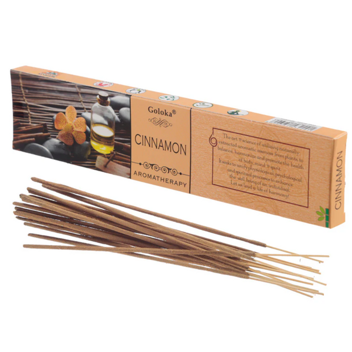 Goloka Incense Sticks - Cinnamon 15gm