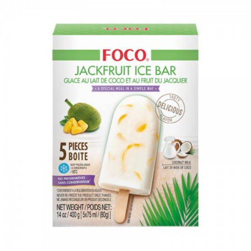 Foco Ice Bar - Jackfruit (5 x 80gm) 400gm
