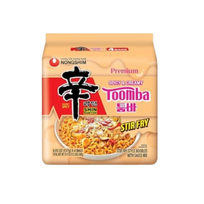 Nongshim Shin Ramyun Noodles - Toomba (spicy & Creamy) 548gm