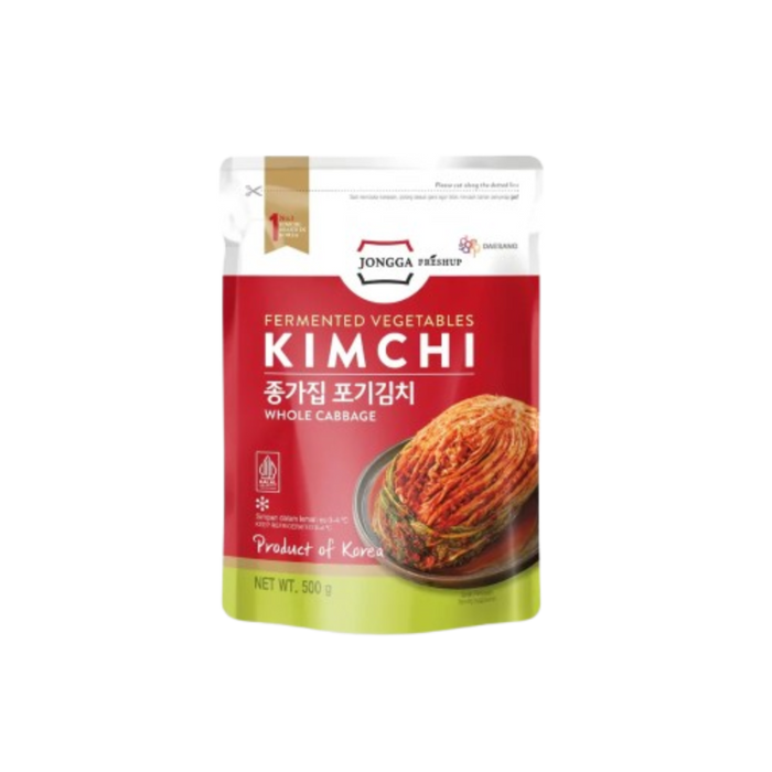Jongga Kimchi - Whole Napa Cabbage 500gm BBE. 25.12.2025