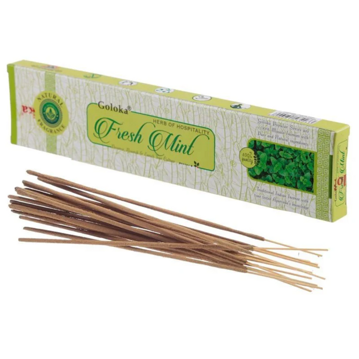 Goloka Incense Sticks - Mint 15gm