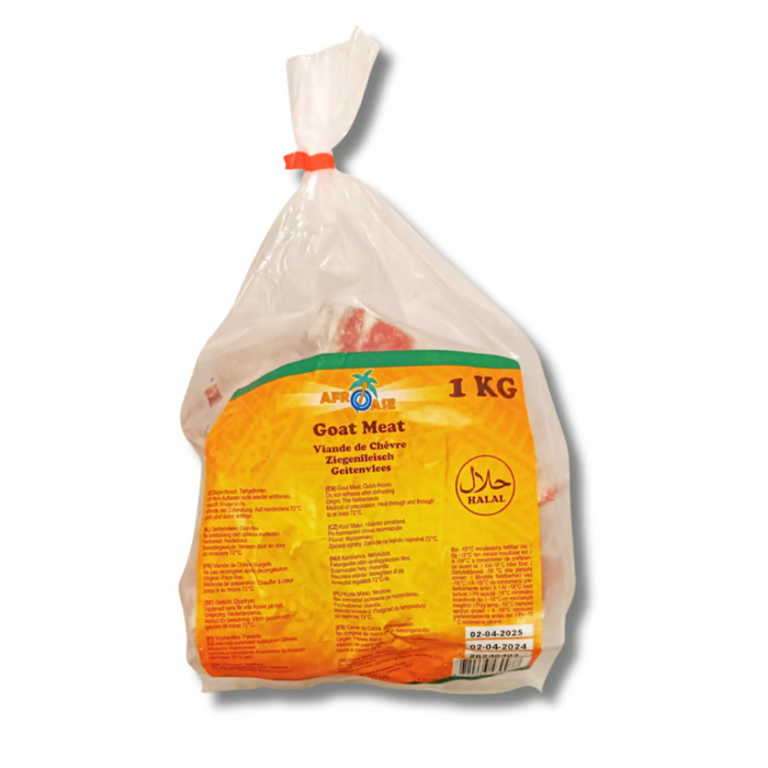 Frozen Afroase Goat Meat 1kg - Only Berlin Delivery