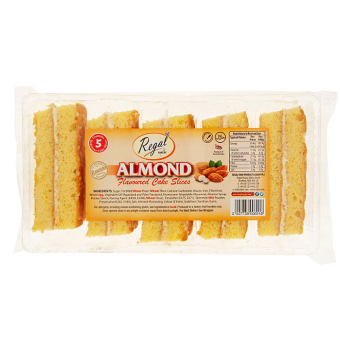 Regal Cake Slices - Almond (5pcs) 250gm