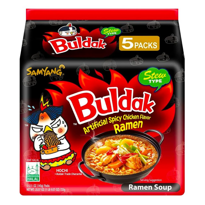 Samyang Buldak Hot Chicken Ramen - Stew Type 725gm