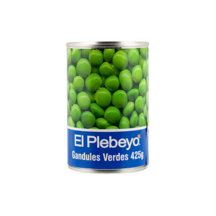 El Plebeyo Gandules Verdes (Green Pigeon Peas) 425gm