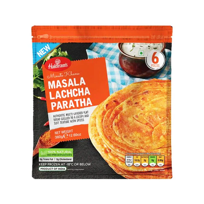 Haldiram's Masala Lachcha Paratha (6pcs) 360gm - Only Berlin Delivery