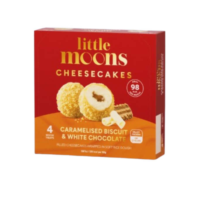 Frozen Little Moons Cheesecake - Caramalised Biscuit & White Chocolate 192gm