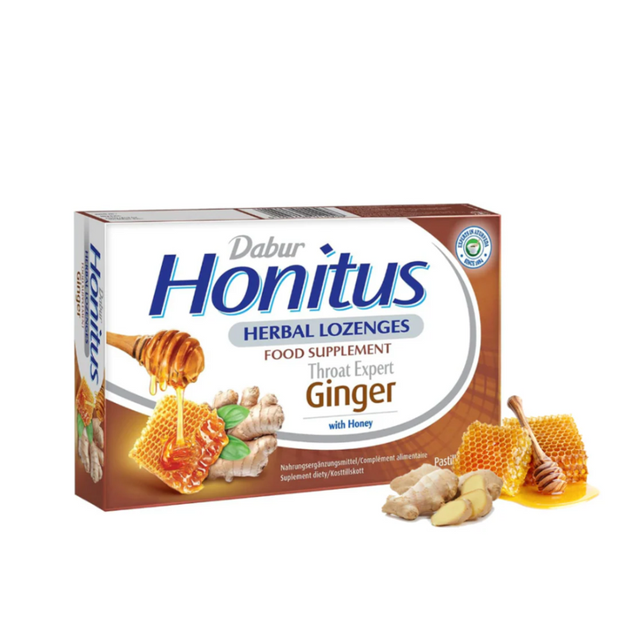 Dabur Honitus Herbal Lozenges - Ginger With Honey (24pcs)