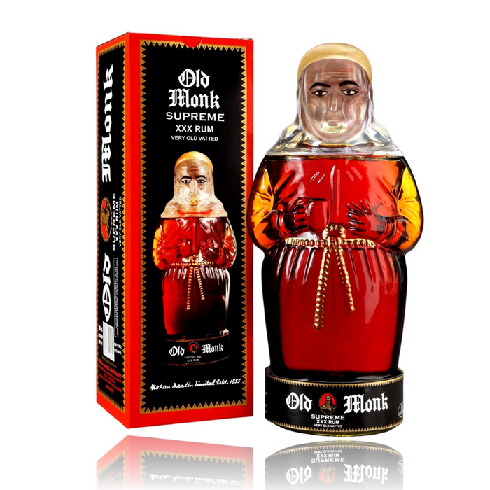 Old Monk Supreme Rum - 18 Years (42.8% alc) 700ml - Only Berlin Delivery