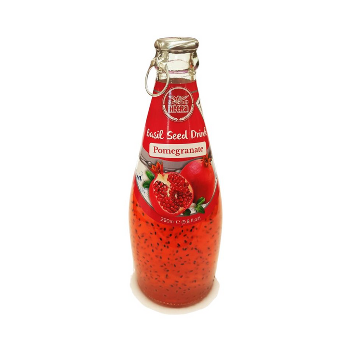 Heera Basil Seed Drink - Pomegranate 290ml