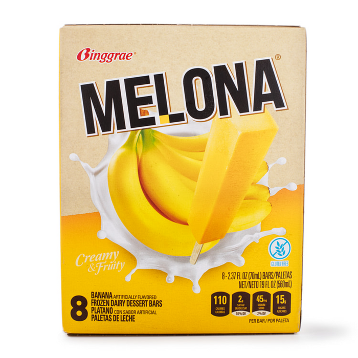 Frozen Binggrae Melona - Mango Ice Bar (8pcs) 560ml - Only Berlin Delivery
