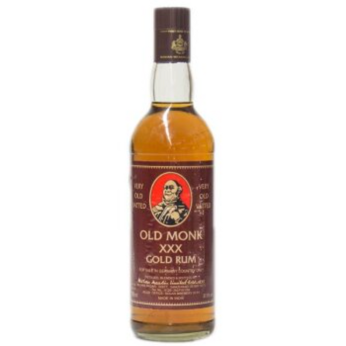 Old Monk XXX Gold Rum (37.5% alc) 700ml - Only Berlin Delivery