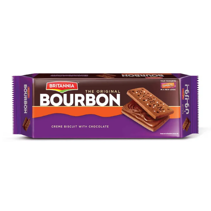 Britannia Bourbon Chocolate Cream Biscuits 97gm