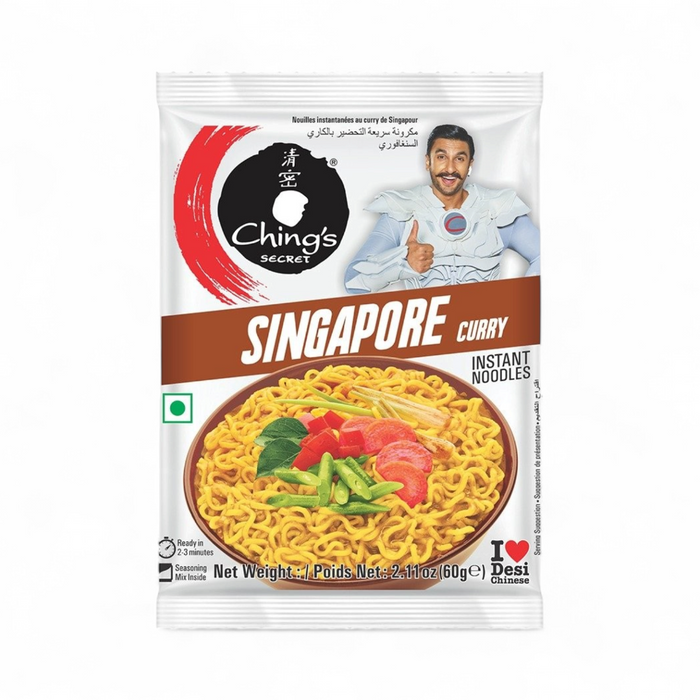Ching's Instant-Singapur-Curry-Nudeln, 60 g