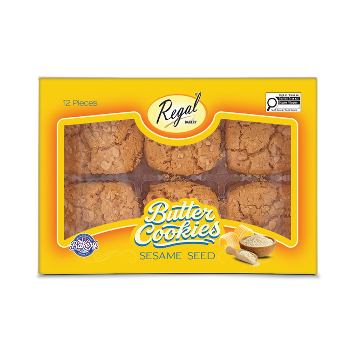 Regal Butter Cookies - Sesame Seed (12pcs) 250gm