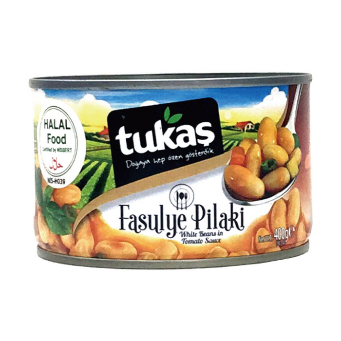 Tukas - White Beans In Tomato Sauce 400gm