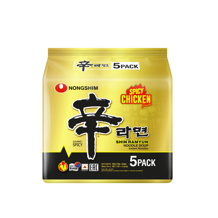 Nongshim Shin Ramyun Noodles - Spicy Chicken 600gm