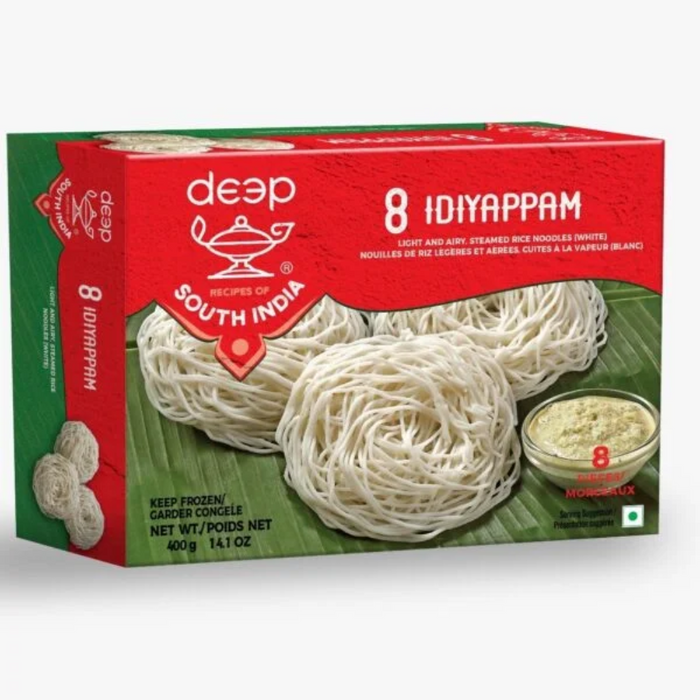 Frozen Deep Idiyappam - White (8pcs) 400gm - Only Berlin Delivery