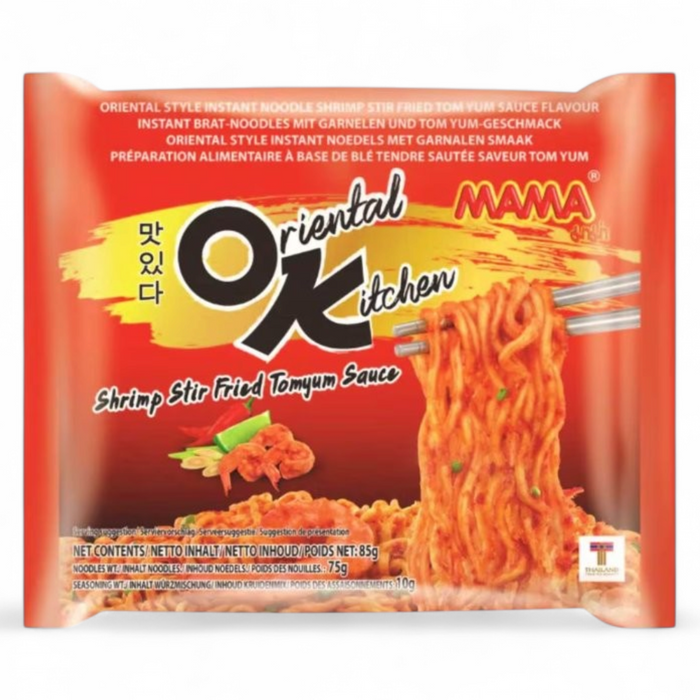 Mama Oriental Kitchen Instant Noodles - Shrimp Stir Fried Tom Yum Sauce 85gm