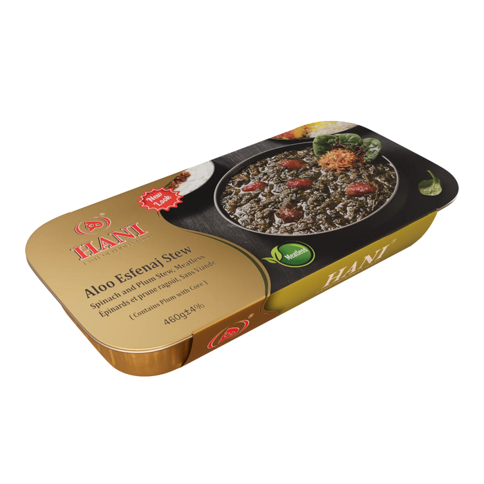 Hani – Aloo Esfenaj Stew (Meatless) 460gm