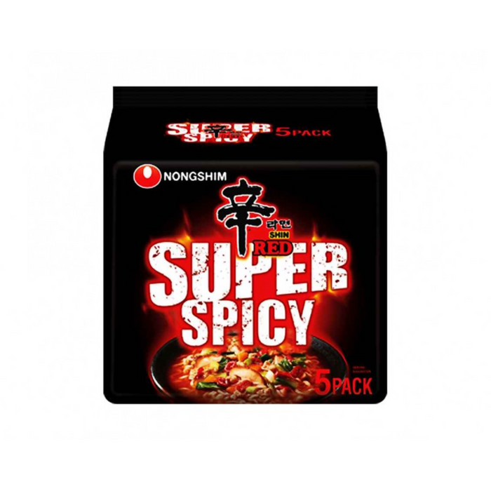Nongshim Red Shin Ramyun Noodles - Super Spicy 120gm