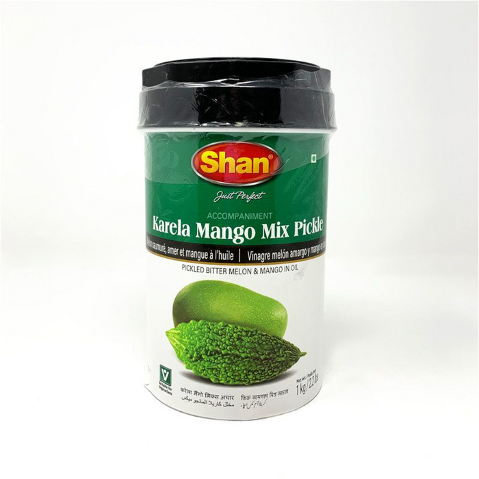 Shan Mango Karela Pickle 1kg - BBE: 06.11.2026