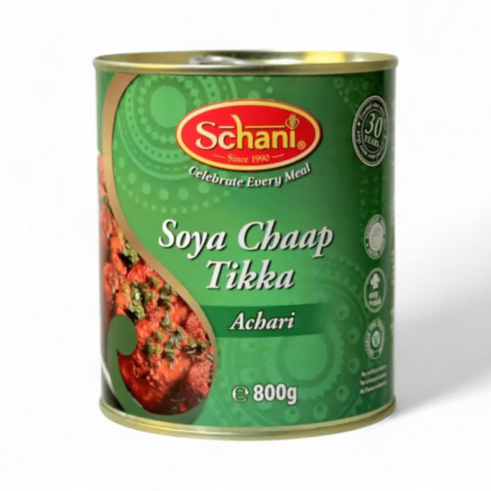 Schani Soya Chaap Tikka - Achari (Canned) 800gm