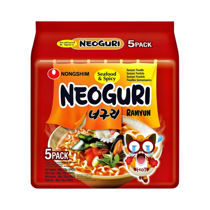 Nongshim Neoguri Ramyun - Seafood & Spicy 600gm