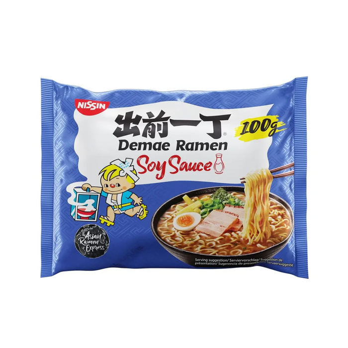 Nissin Demae Ramen Noodles - Soy Sauce 100gm