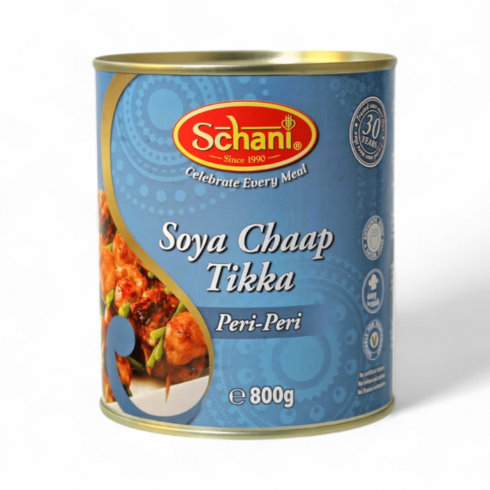 Schani Soya Chaap Tikka - Peri Peri (Canned) 800gm