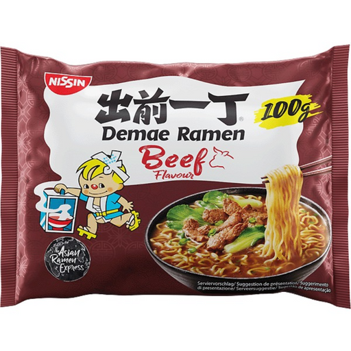 Nissin Demae Ramen Noodles - Beef 100gm