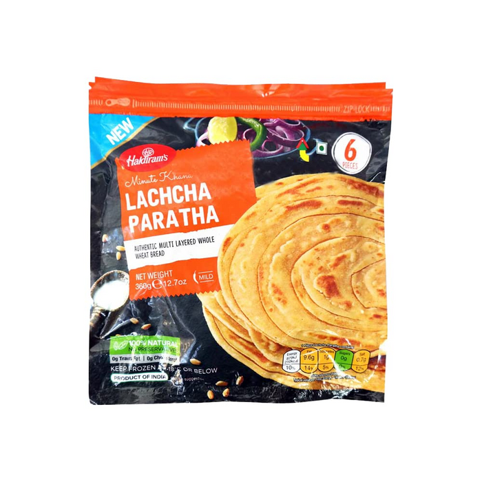 Frozen Haldiram's Lachcha Paratha (6pcs) 360gm - Only Berlin Delivery