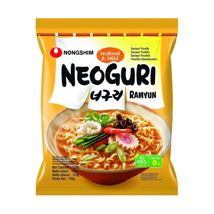 Nongshim Neoguri Ramyun Noodles - Seafood & Mild 120gm