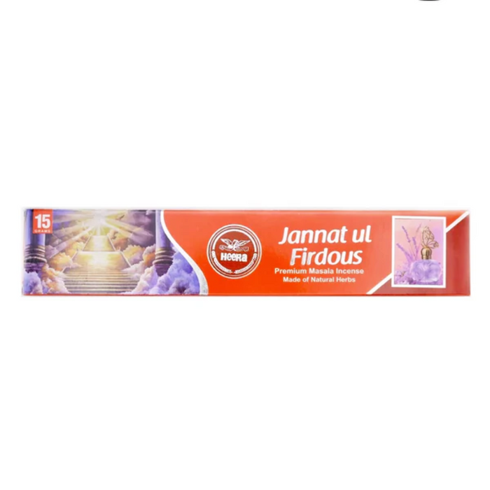 Heera Incense Sticks - Jannat ul Firdous 15gm