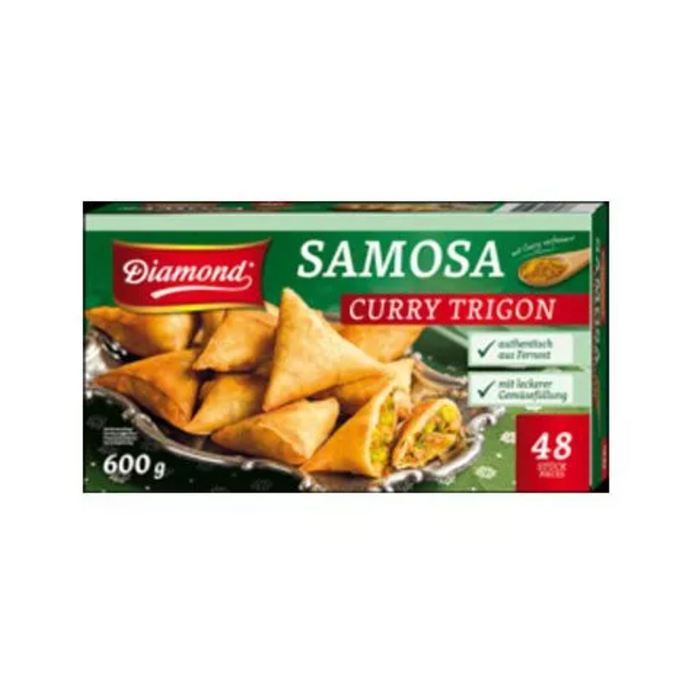 Frozen Diamond Curry Trigon (samosa) 600gm - Only Berlin Delivery