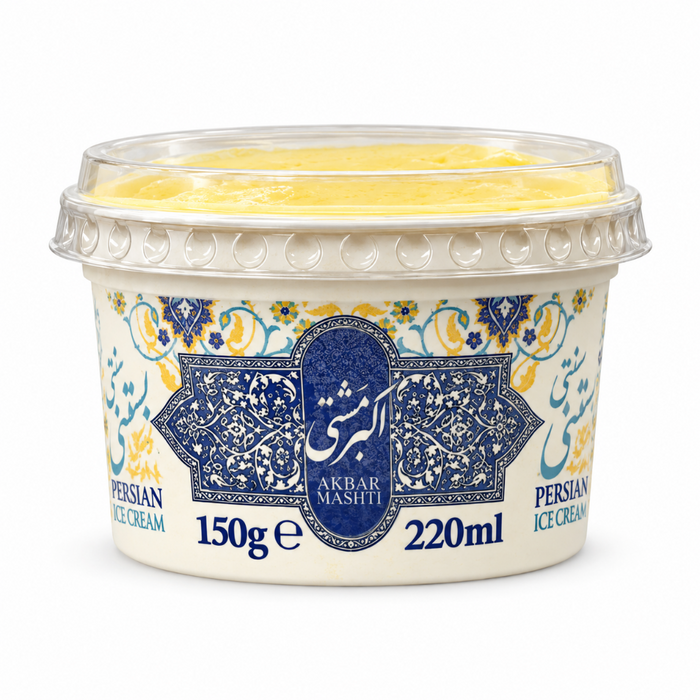 Akbar Mashti - Persian Saffron Ice Cream 220ml (Only Berlin Delivery)