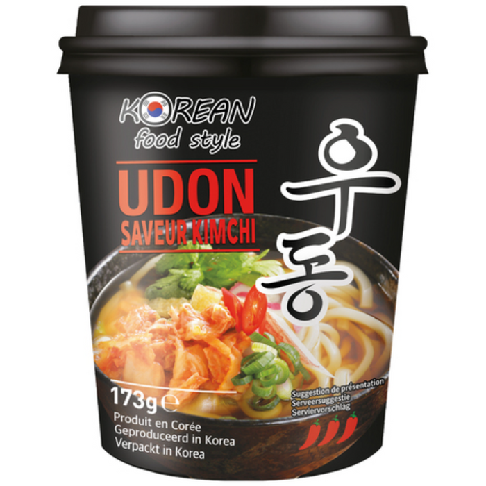 Korean Food Style Udon Cup Noodles - Saveur Kimchi 173gm