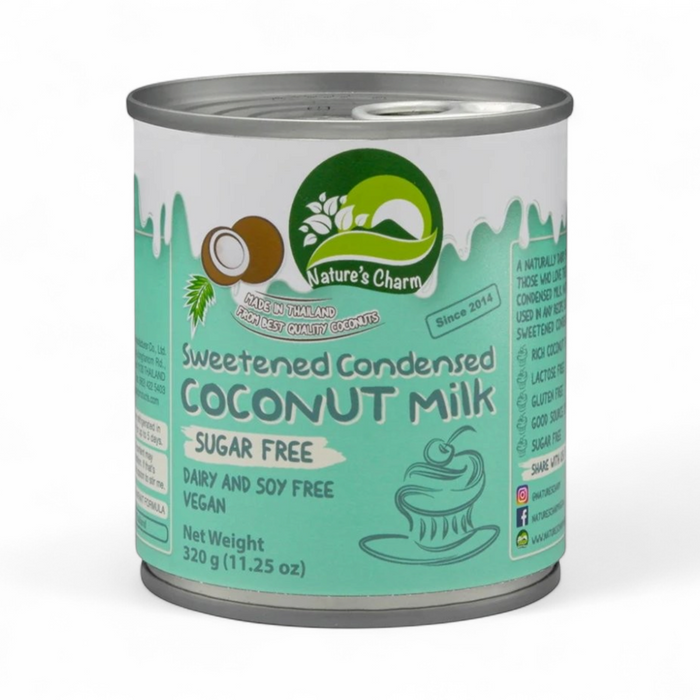 Nature’s Charm – Sweetened Condensed Coconut Milk (Sugarfree) 320gm