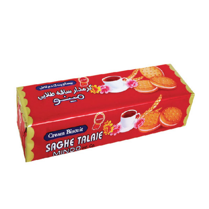 Minoo Cream Biscuits - Saghe Talaie 192gm