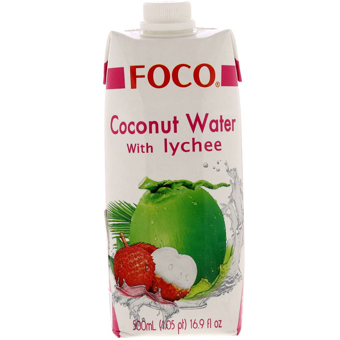 Foco Cocount Water With Lychee 500ml