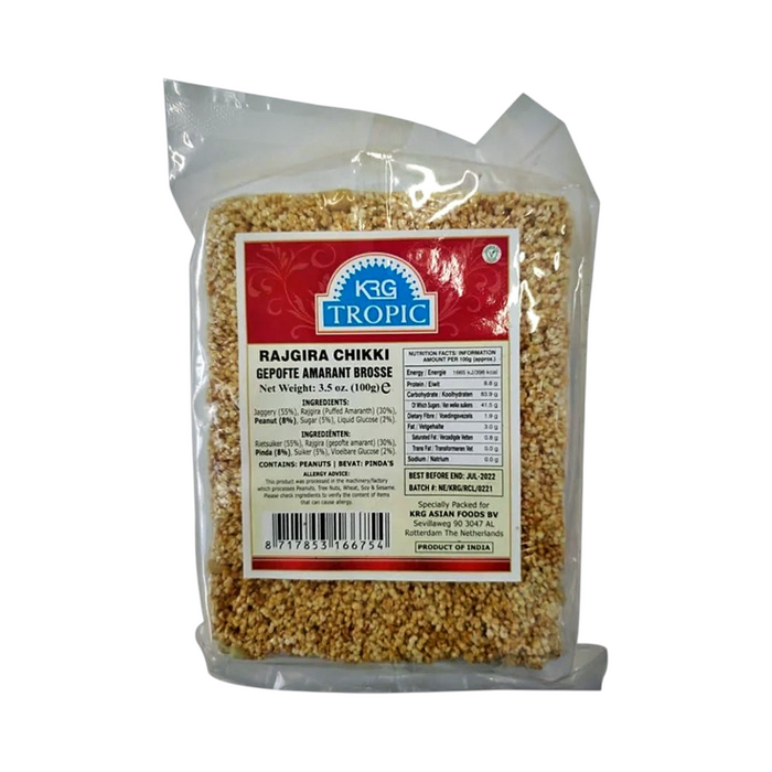 KRG Tropic Gajak Rajgira Chikki 100gm
