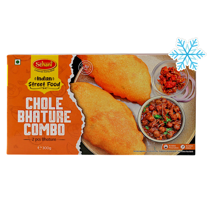 Frozen Schani Chole Bhature Combo (2pcs) 300gm - Only Berlin Delivery