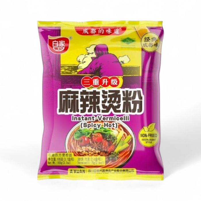 Baijia Instant Vermicelli - Spicy Hot 105gm