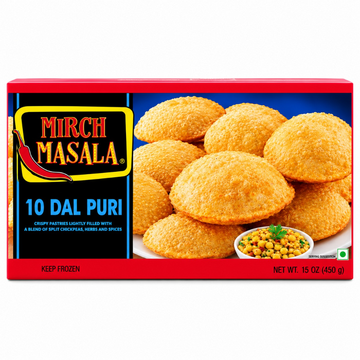 Frozen Mirch Masala - Dal Puri (10pcs) 450gm - Only Berlin Delivery