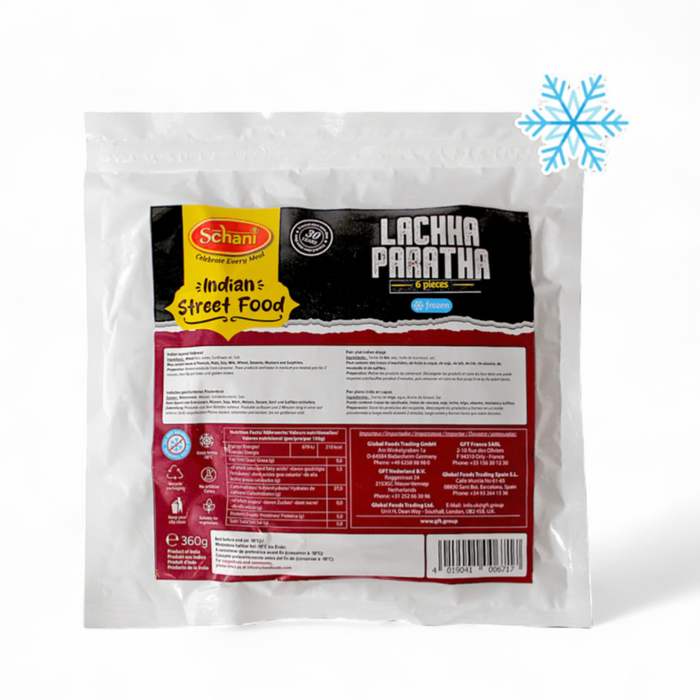 Frozen Schani Laccha Paratha (6pcs) 360gm - Only Berlin Delivery